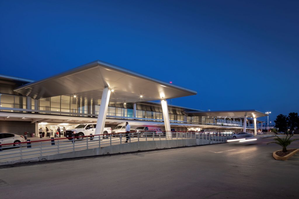 Aeropuerto de Chihuahua remodelado.